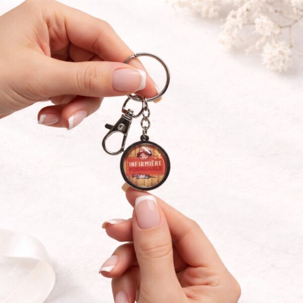 Porte-clé Infirmière formidable Floya Boutique