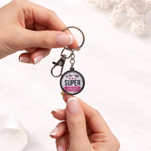 Porte-clé super assistante maternelle Floya Boutique