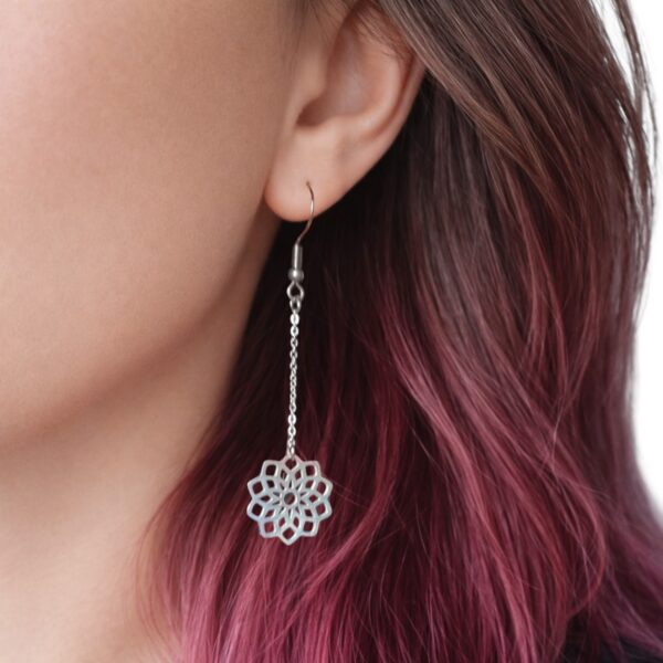 Boucles d’Oreilles Pendantes Fleur Floya Boutique