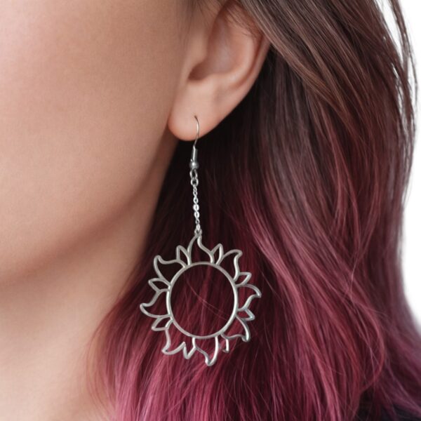 Boucles d’oreilles pendantes soleil Floya Boutique