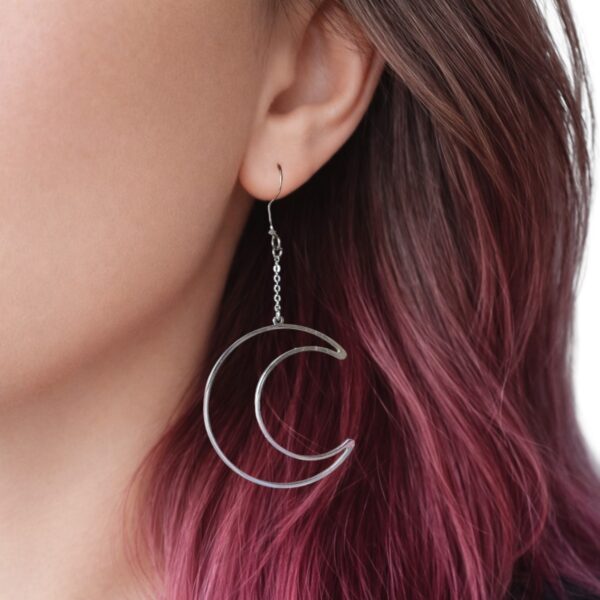 Boucles d’oreilles pendantes lune Floya Boutique