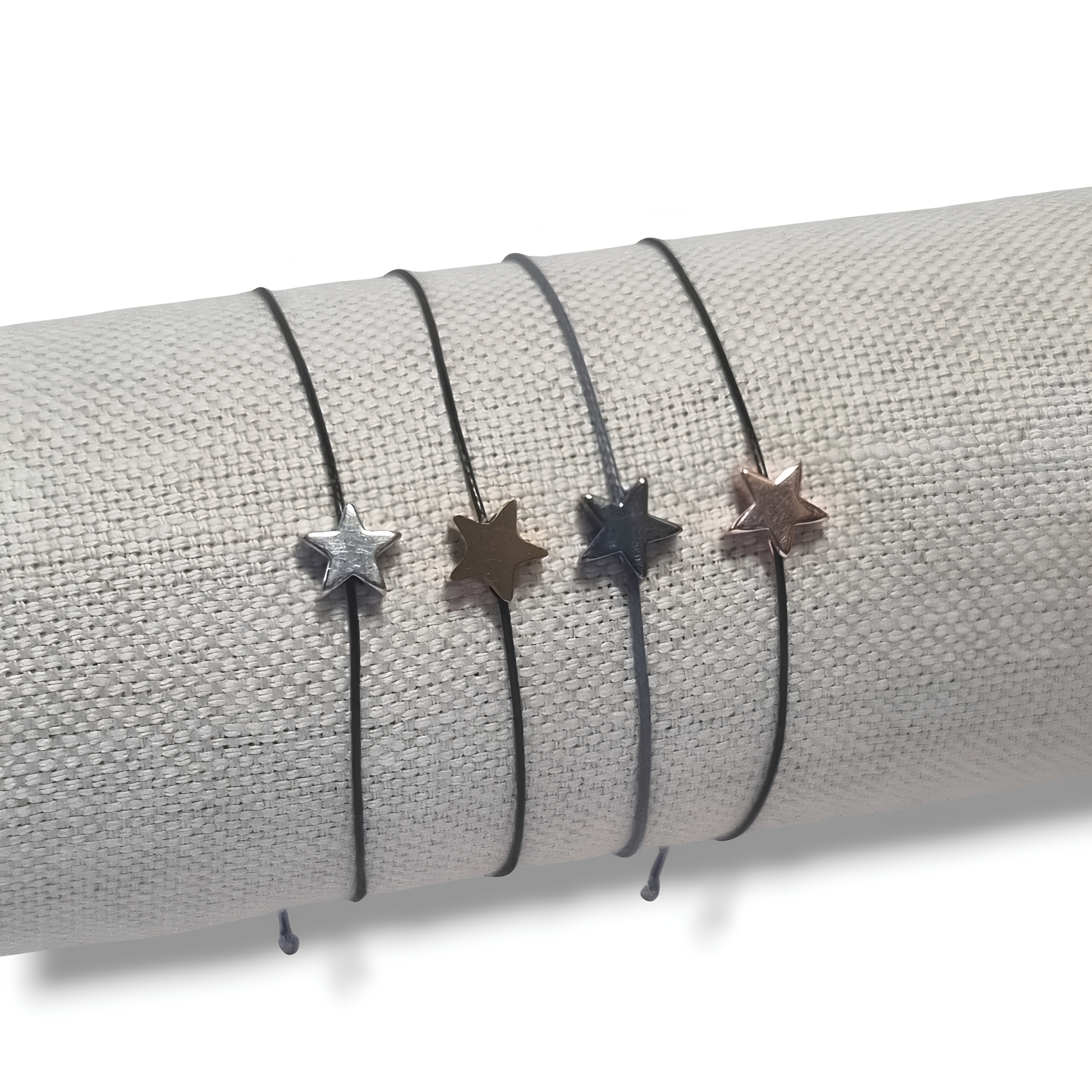 bracelet étoile femme cordon ajustable multicolore