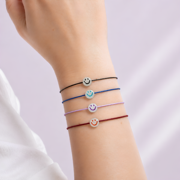bracelet enfant smiley lumineux phosphorescent
