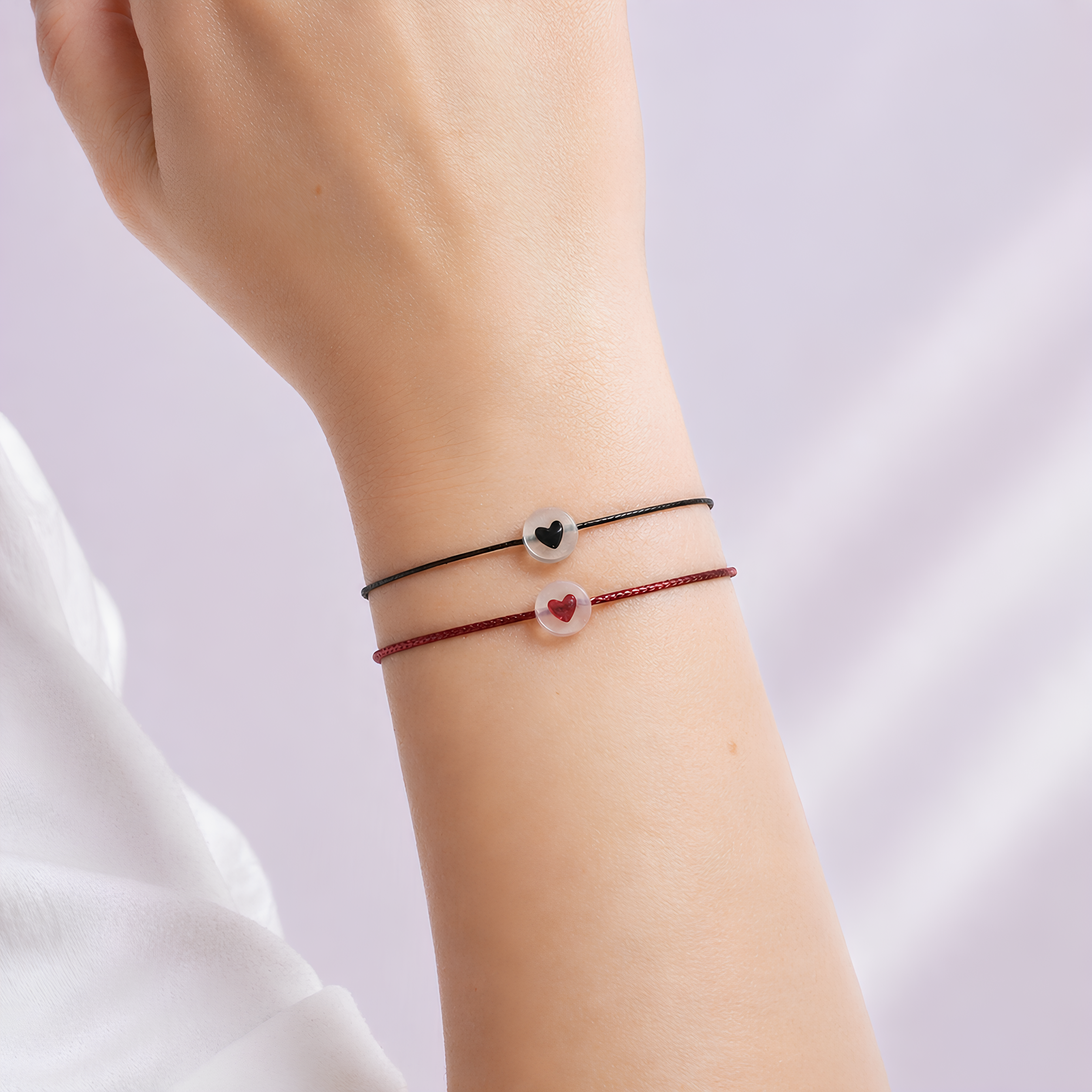 bracelet enfant coeur lumineux qui brille dans le noir