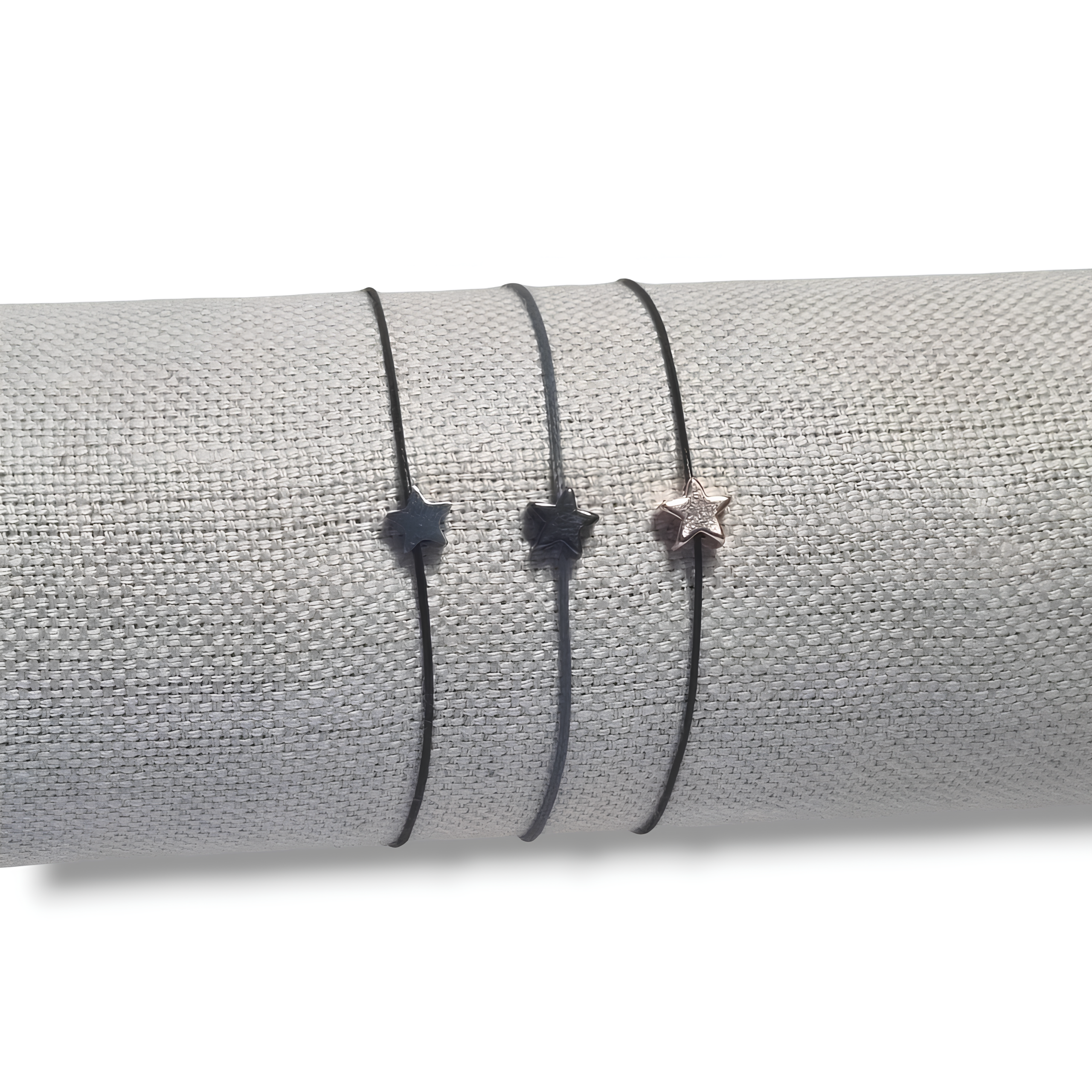 bracelet étoile enfant ajustable cordon acier inoxydable fille