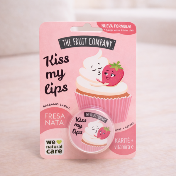 Baume à lèvres fraise et crème hydratant karité vitamine E