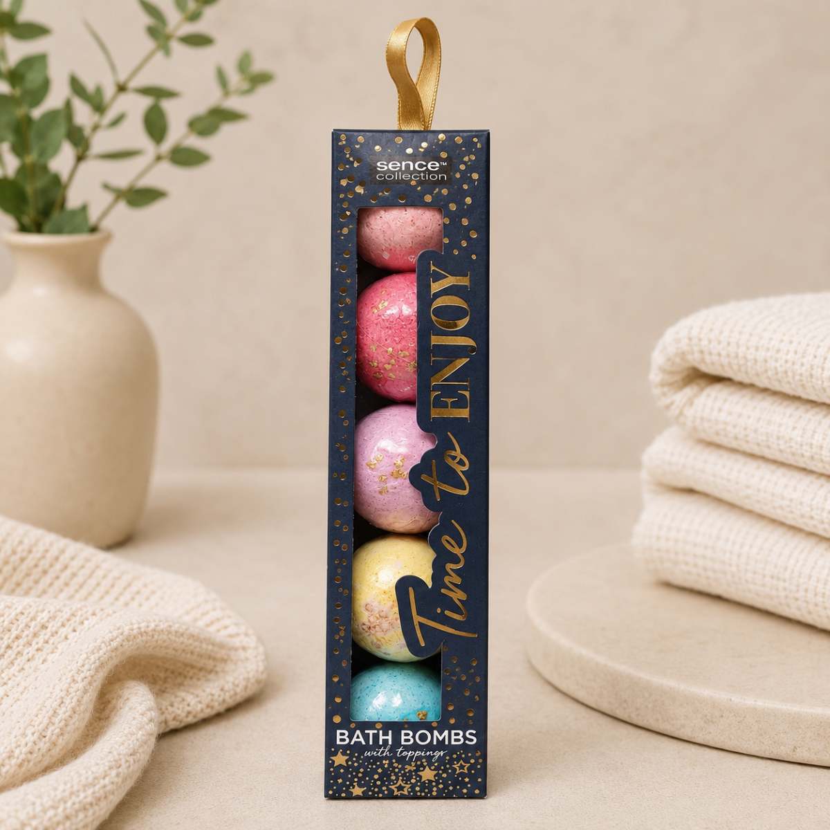 Coffret 5 bombes de bain Sence Collection
