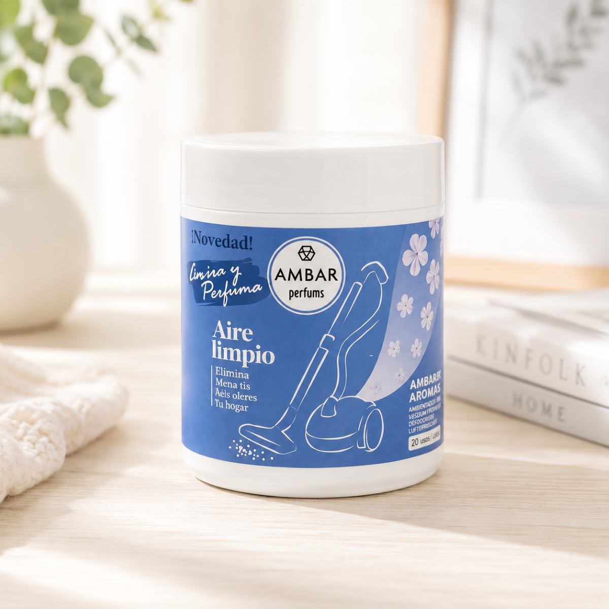 Poudre aspirateur parfumée Senteur Air Frais
