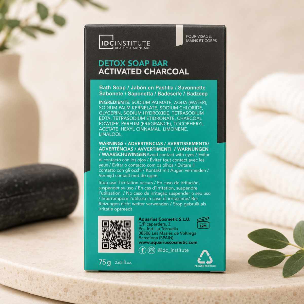 Savon charbon actif IDC Institute détox – Image 2